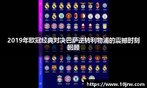 2019年欧冠经典对决巴萨逆转利物浦的震撼时刻回顾